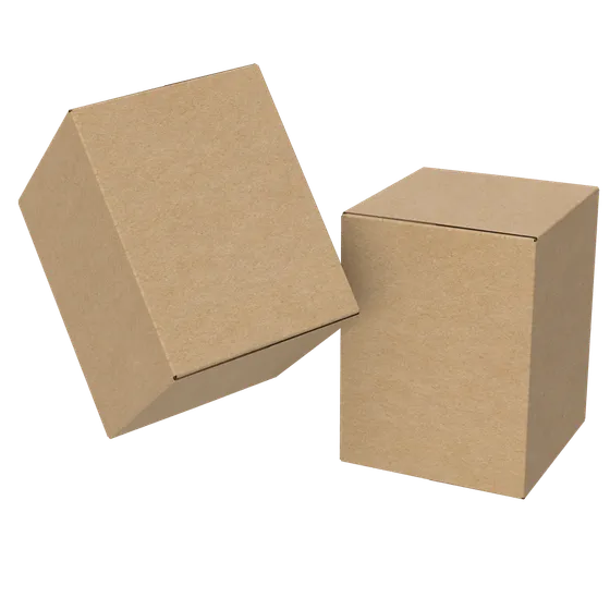 Custom-size FEFCO 0201 corrugated cardboard boxes manufactured for trade supply