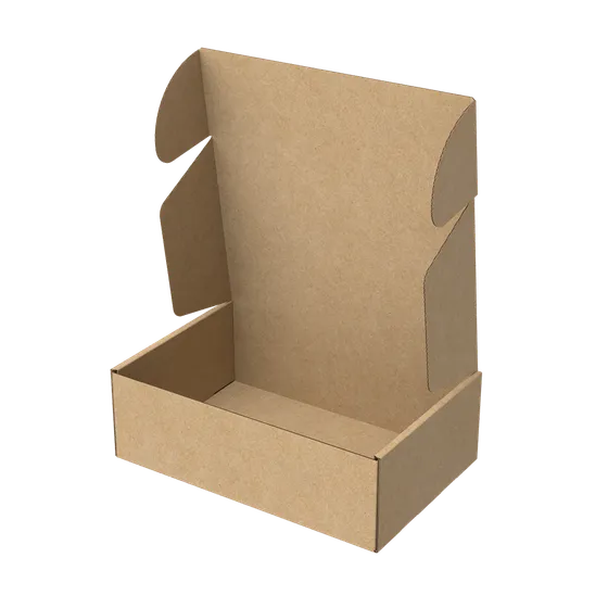 Custom size and printed FEFCO 0427 postal boxes for bulk and wholesale packaging supply