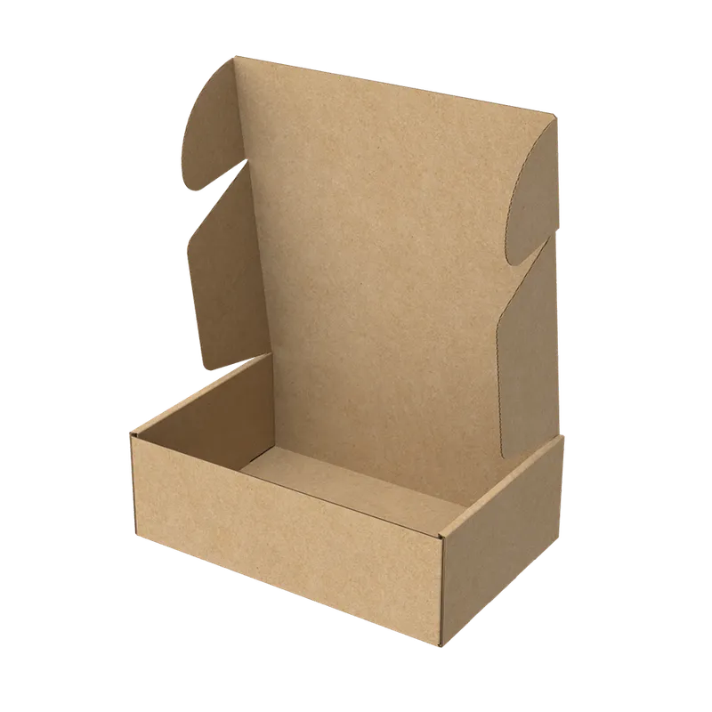 Custom size and printed FEFCO 0427 postal boxes for bulk and wholesale packaging supply
