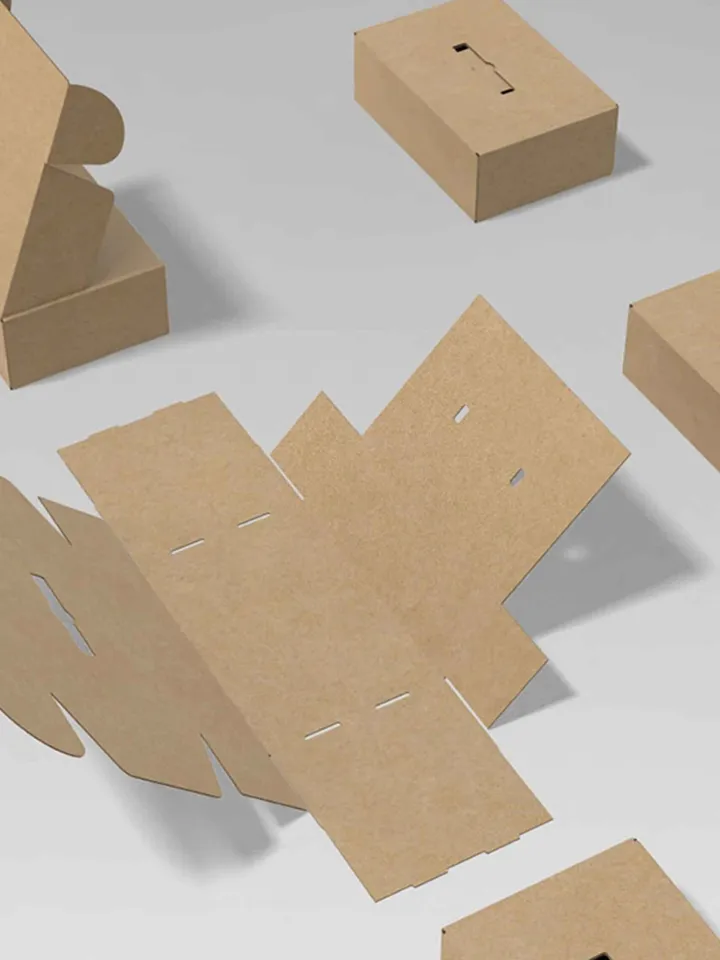 A complex die-cut corrugated pack manufactured by Tradepack