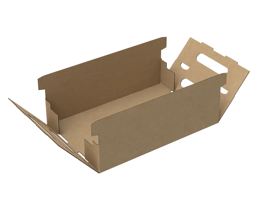 FEFCO die-cut corrugated trays