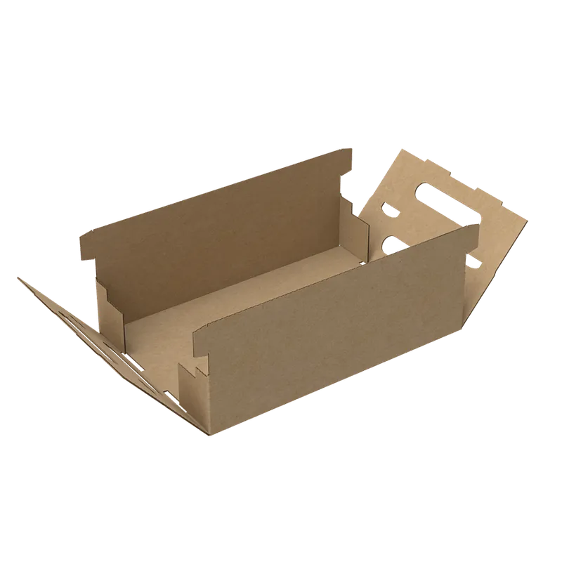 FEFCO die-cut corrugated trays manufactured in bulk for wholesale packaging supply