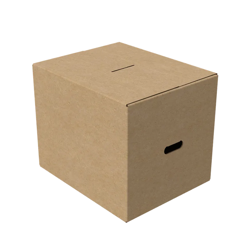 Heavy duty double wall corrugated removal boxes manufactured for the trade