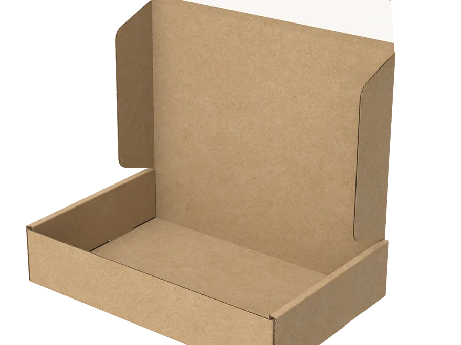 Peel and seal corrugated postal packaging