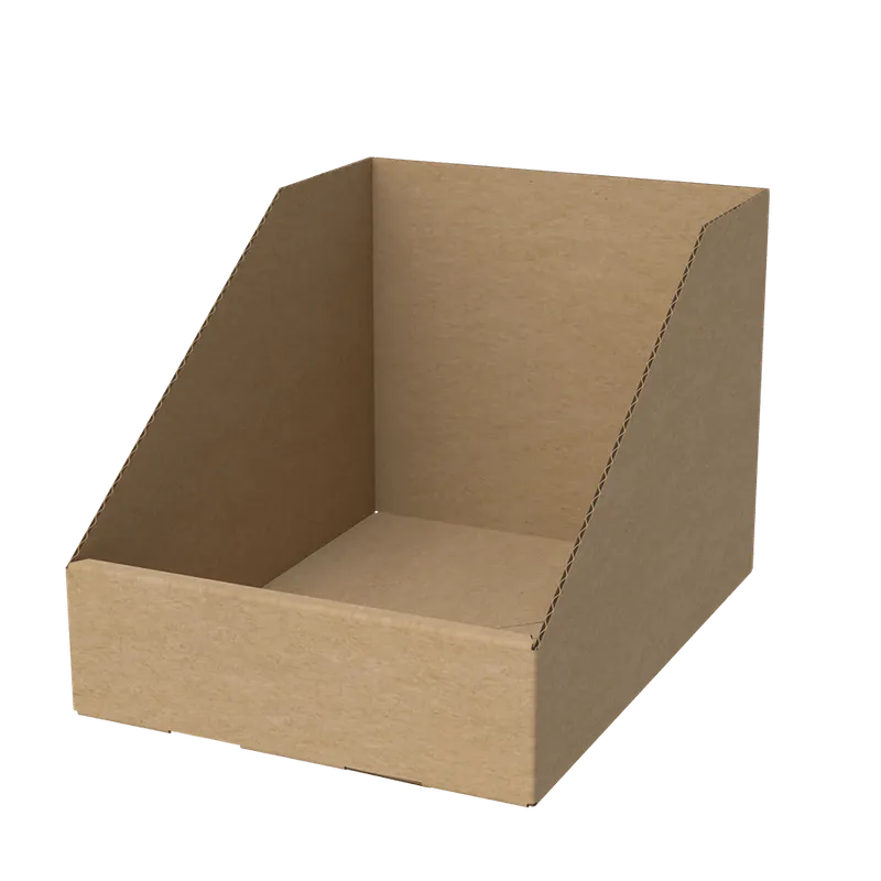 Shelf ready corrugated packaging display unit manufactured for retail supply